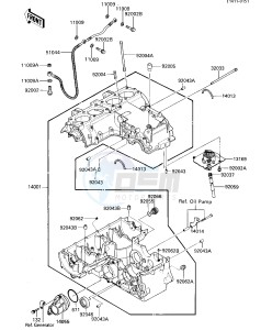 ZL 600 A [ZL600 ELIMINATOR] (A1-A2) drawing CRANKCASE