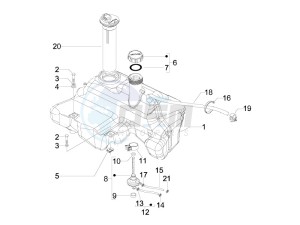 LX 50 2T E2 Touring (30Kmh) drawing Fuel Tank