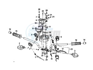 ORBIT II 50 2T NAKED L6 drawing DASHBOARD / ODOMETER CABLE  / WIRE HARNESS