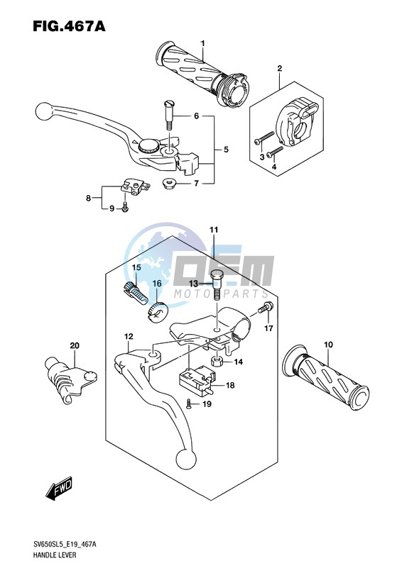 HANDLE LEVER