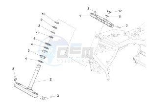 California 1400 Custom ABS 1380 drawing Steering