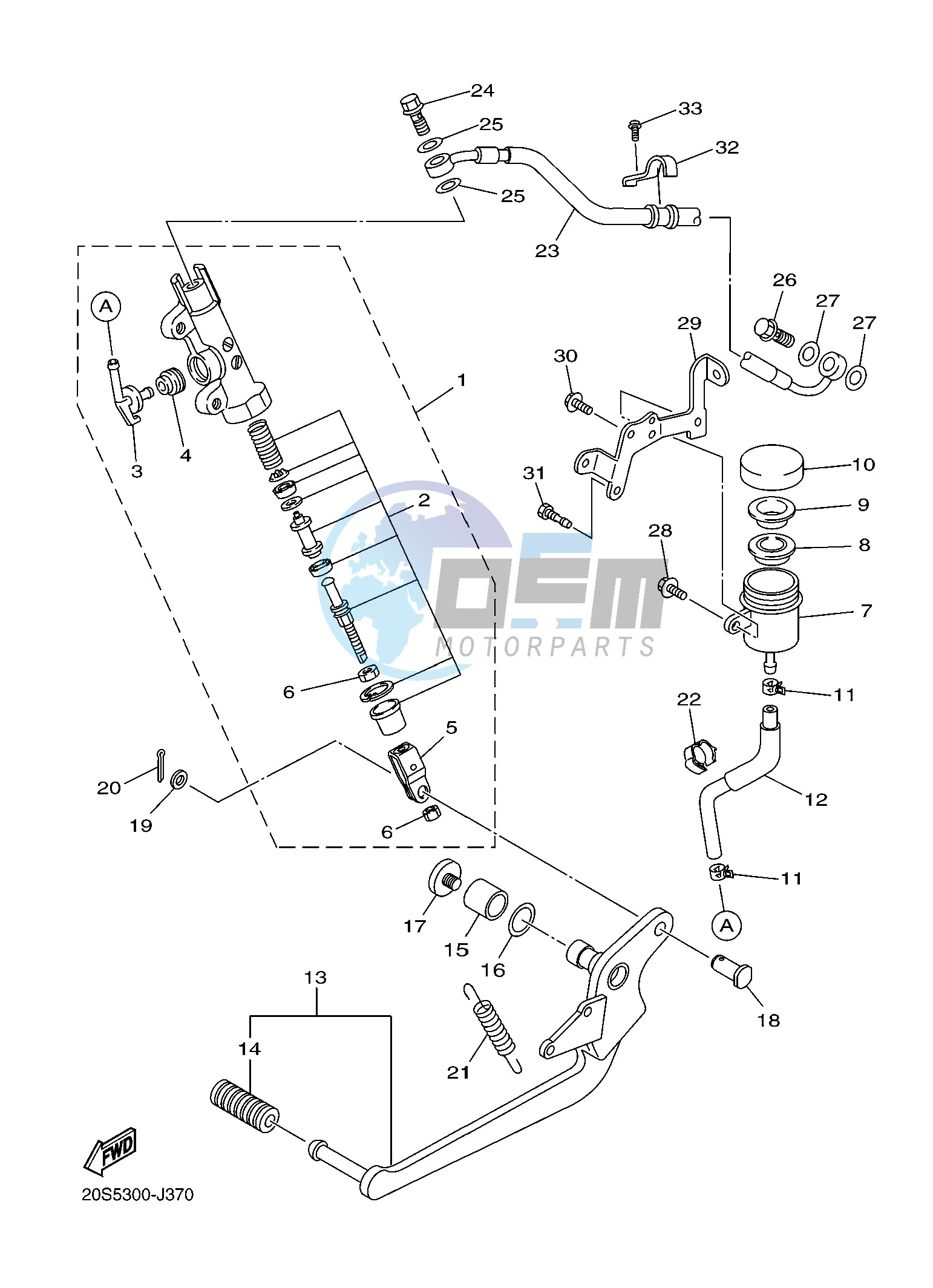 REAR MASTER CYLINDER