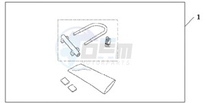 CBR600RR9 UK - (E / MME SPC 3E) drawing U-LOCK