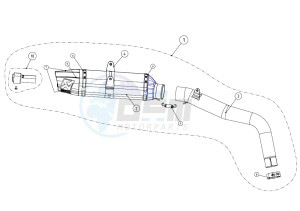 CBR600RRD CBR600RR UK - (E) drawing SLIP ON EXHAUST SYSTEM