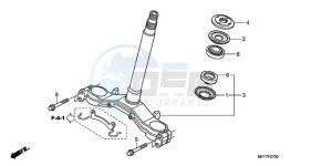 XL700V9 France - (F / CMF SPC) drawing STEERING STEM