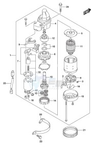 DF 300AP drawing Starting Motor