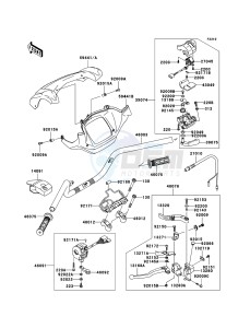 KVF750 4x4 KVF750A6F EU GB drawing Handlebar