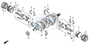 GL1500C drawing CRANKSHAFT/PISTON