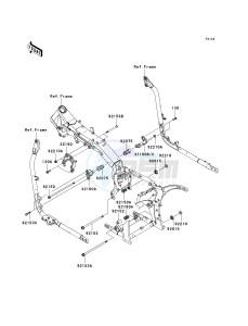 VN 2000 F [VULCAN 2000 CLASSIC LT] (6F-7F) F7F drawing ENGINE MOUNT