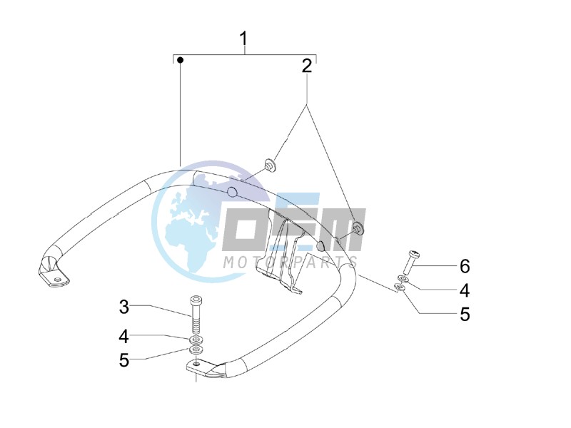 Rear luggage rack