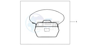 CBF1000FAC drawing INNERBAG TOPBOX