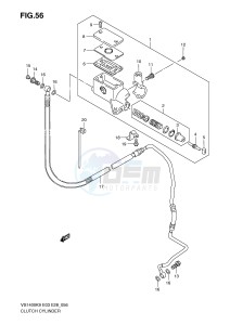 VS1400 (E3-E28) INTRUDER drawing CLUTCH CYLINDER