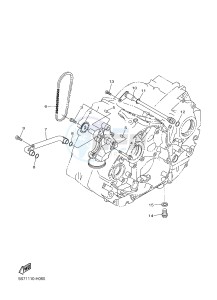 XVS950CU XV950R XV950 R-SPEC (2DX7) drawing OIL PUMP