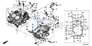 CRF1000DG CRF1000 - Africa Twin - Dual Clutch Europe Direct - (ED) drawing CRANKCASE