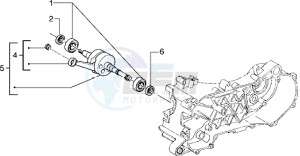 Hexagon 125 EXS1T 125cc drawing Crankshaft