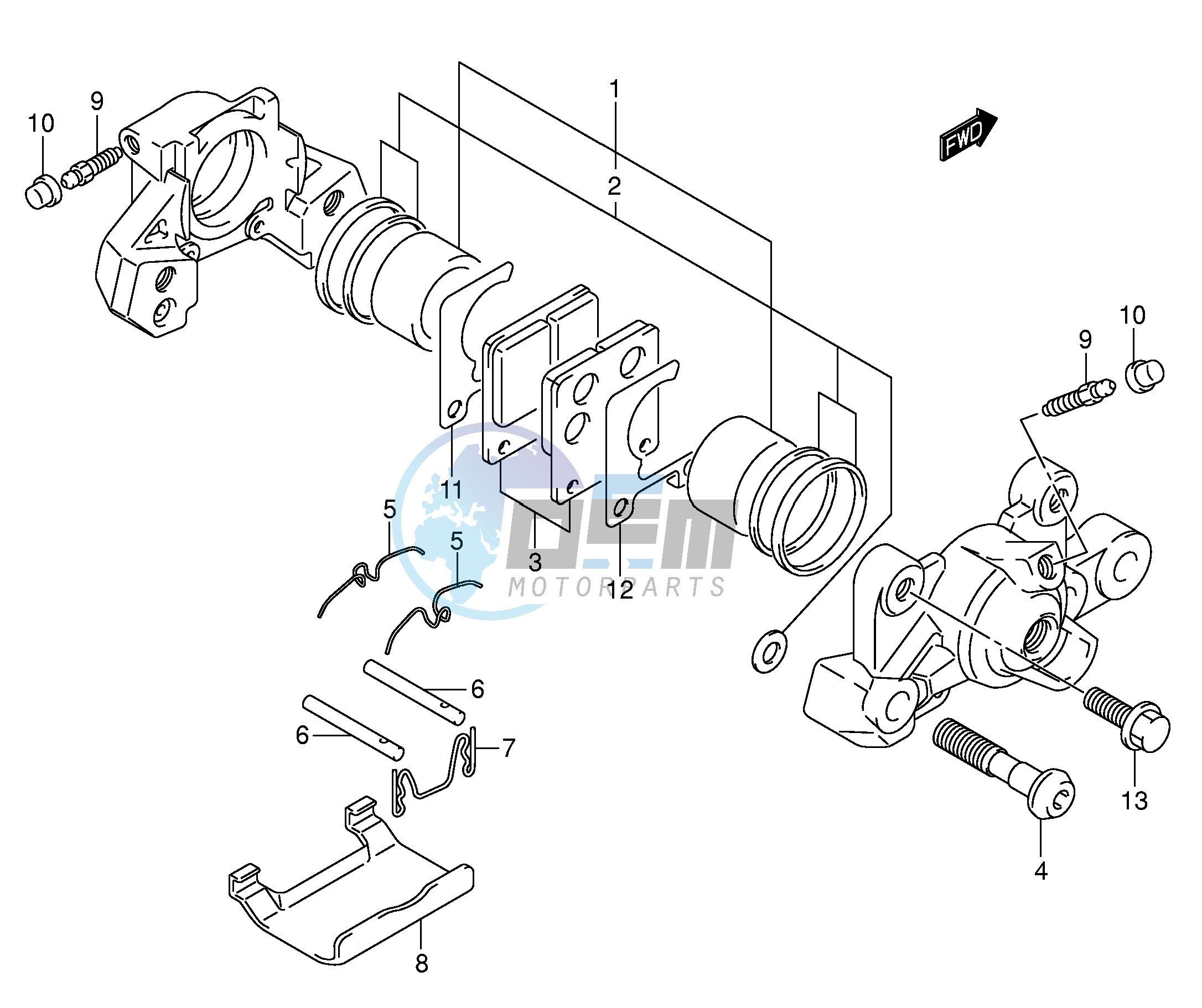 REAR CALIPER