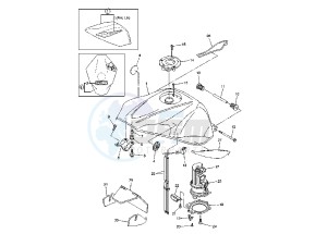 YZF R46 600 drawing FUEL TANK