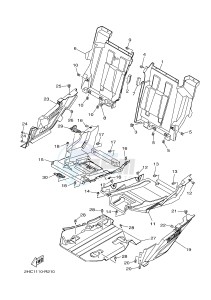 YXZ1000ES YXZ10YPSG YXZ1000R EPS SPECIAL EDITION (2HC8) drawing SIDE COVER