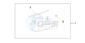 VT750C9 Australia - (U / MK) drawing CHROME FRONT FEND