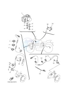 MT07A MT-07 ABS 700 (1XB1 1XB2) drawing ELECTRICAL 3