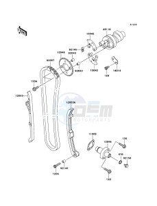 KVF360_4X4 KVF360-A3 EU GB drawing Camshaft(s)/Tensioner