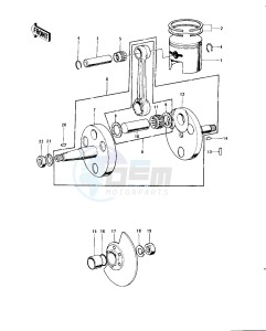 G4 TR (D-E) 100 drawing CRANKSHAFT_PISTON_ROTARY VALVE -- 70-73- -