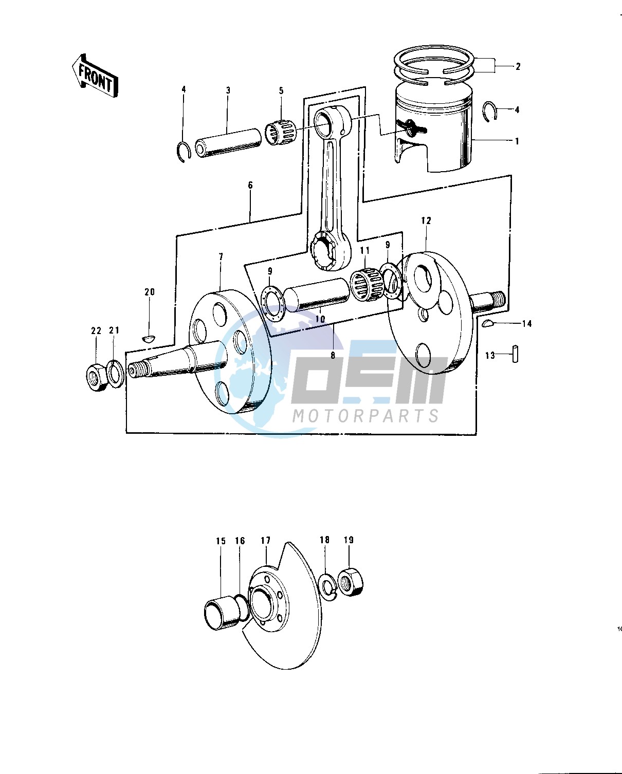 CRANKSHAFT_PISTON_ROTARY VALVE -- 70-73- -