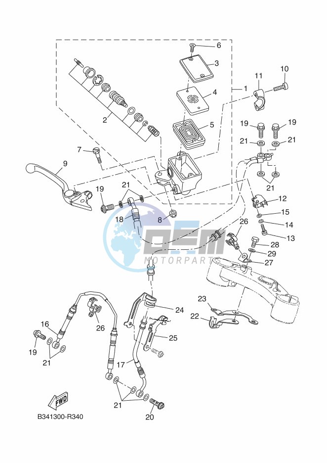 FRONT MASTER CYLINDER