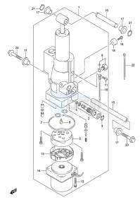 DF 9.9 drawing Trim Cylinder