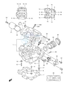 LT-A500F (E24) drawing CYLINDER HEAD