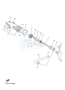 YFM300 RAPTOR 300 (1SC6 1SC7 1SC5) drawing WATER PUMP