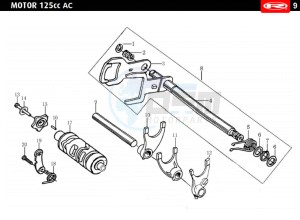 MARATHON-125-AC-E4-FREE-JUMP-AUSTRIA-FREE-JUMP-GREEN drawing PRE-SELECTOR GEAR  EURO4