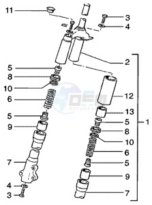 Liberty 50 4t drawing Fork