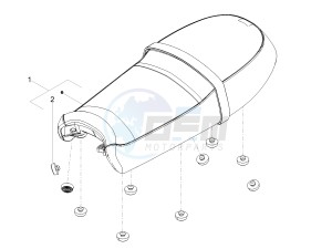 V7 III Stone 750 e4 (NAFTA) drawing Saddle