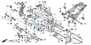 CB600FA39 Australia - (U) drawing FRAME BODY