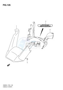 AN650 (E2) Burgman drawing HANDLE COVER (AN650AL1 E24)