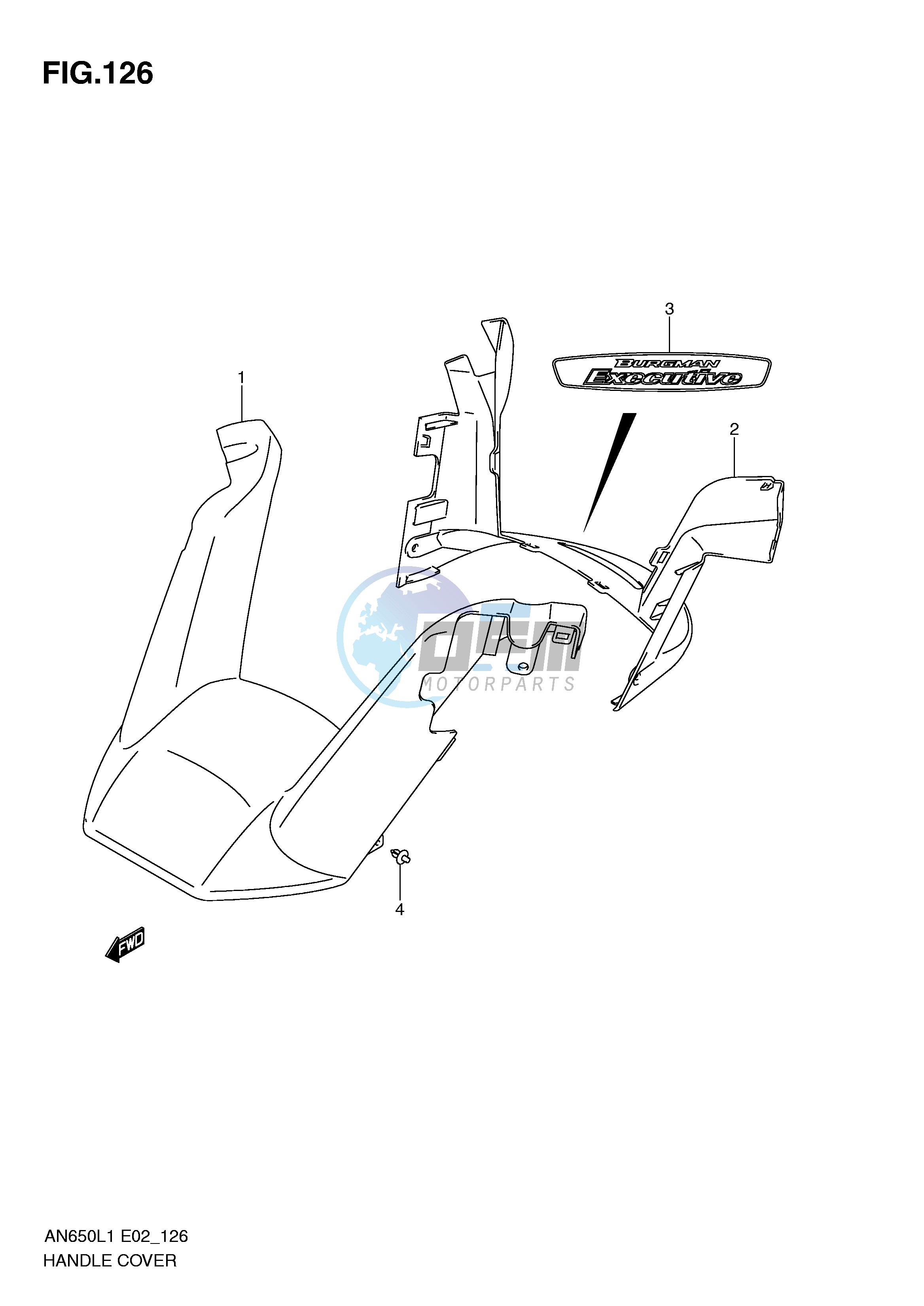 HANDLE COVER (AN650AL1 E24)