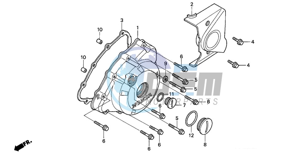 LEFT CRANKCASE COVER