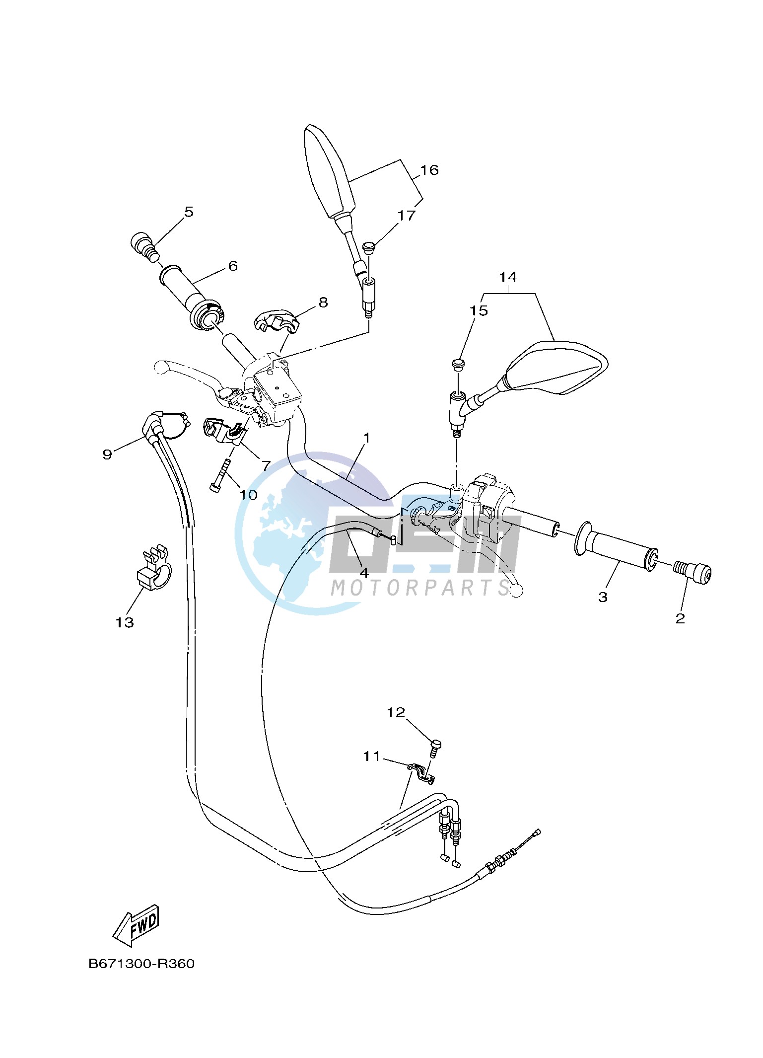 STEERING HANDLE & CABLE