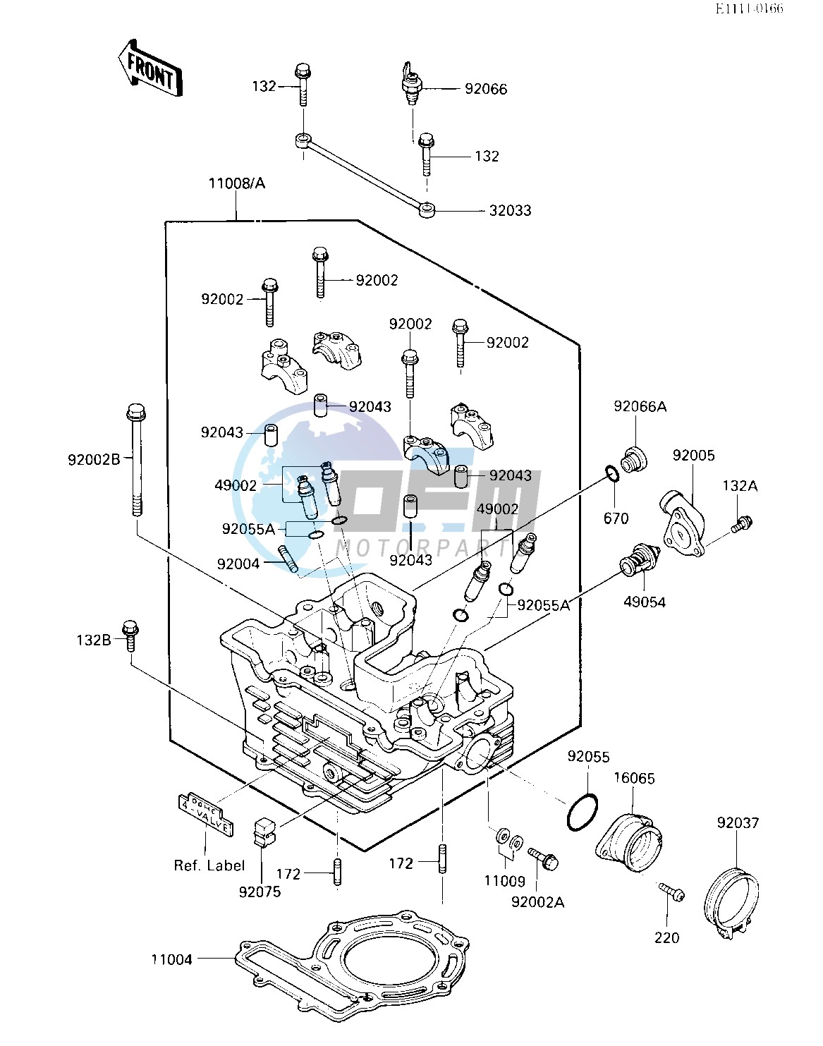 CYLINDER HEAD -- -E_NO. 011776- -