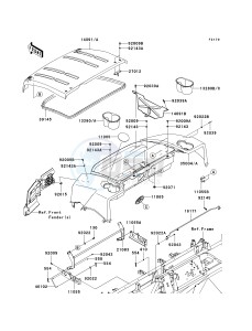 KAF 620 R [MULE 4010 TRANS4X4] (R9F-RAFA) RAF drawing FENDERS