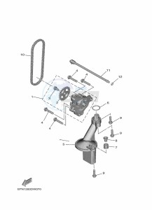 MT-09 MTN890 (B7N1) drawing OIL PUMP