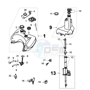 VIVA D drawing TANK AND FUEL PUMP