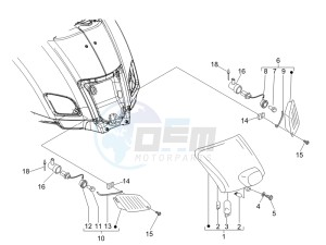 GT 250 ie 60 deg (Euro 3) UK drawing Tail light - Turn signal lamps