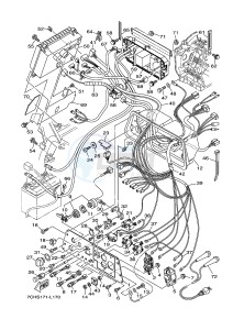 EF3000ISE GASOLINE I 177 (7CHS 7CHS) drawing CONTROL BOX 2