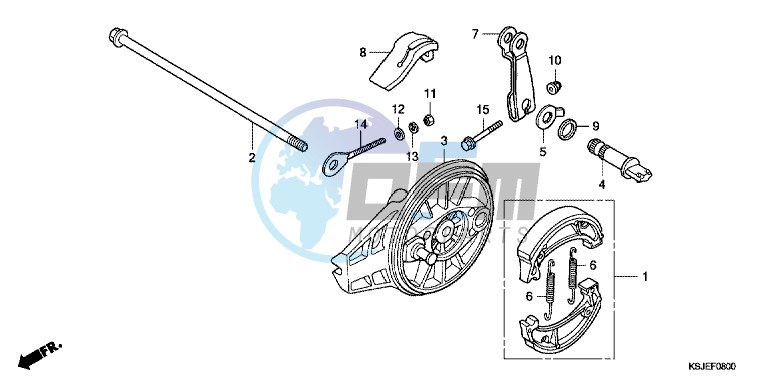 REAR BRAKE PANEL