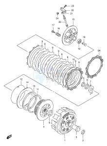 XF650 (E2) drawing CLUTCH