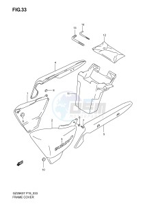 GZ250 (P19) drawing FRAME COVER (MODEL K3 K4 K5 K6)