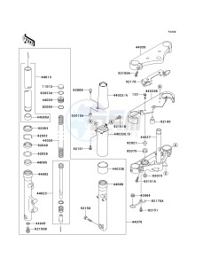 VN 1500 D[VULCAN 1500 CLASSIC] (D1-D2) [VULCAN 1500 CLASSIC] drawing FRONT FORK