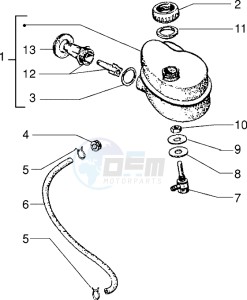 PX 200 E drawing Oil tank